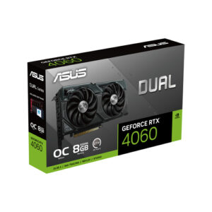 Tarjeta Gráfica Asus Nvidia Dual Geforce Rtx 4060 Oc 8Gb 128-Bit Gddr6 Hdmi Dp 90Yv0Jc0-M0Na00