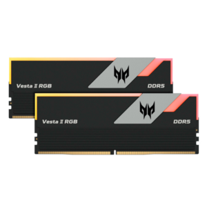 RAM ACER PREDATOR VESTA II DDR5 64GB 2X32 6000MH RGB NEGRO